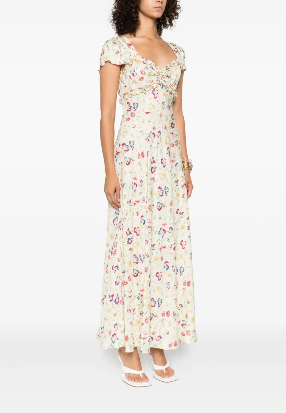 DN Valerine Silk-Viscose Midi Maxi Dress