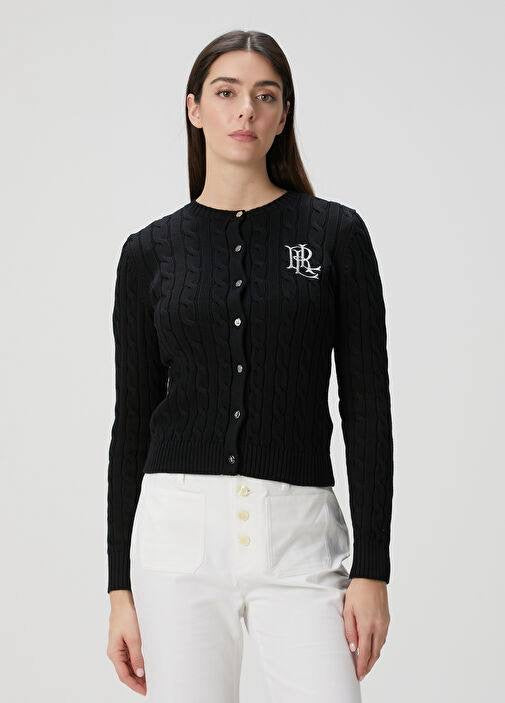 RL Ralhan Cable Knit Cotton Cardigan