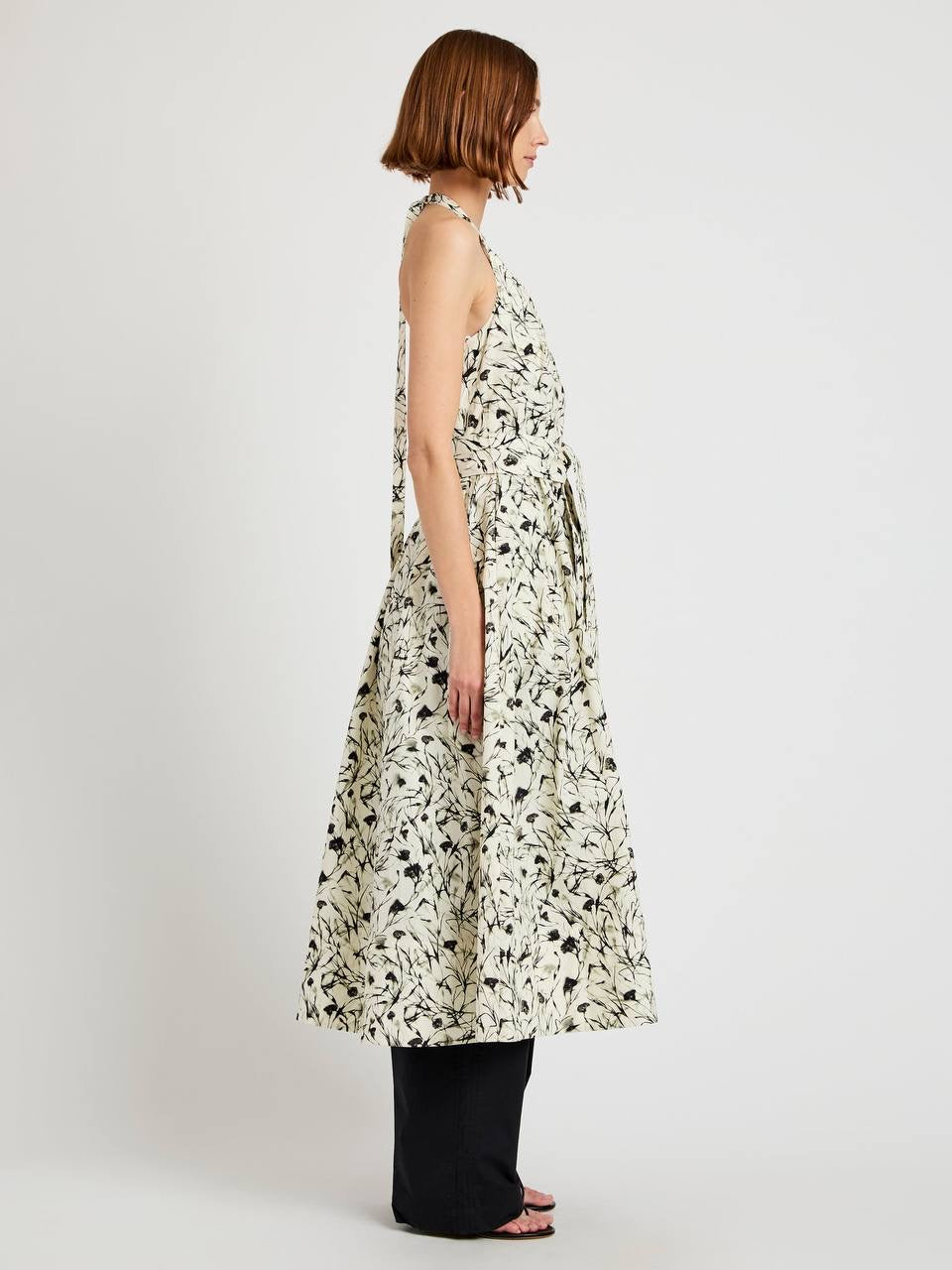 PS Ellison Halter Cotton Midi Dress