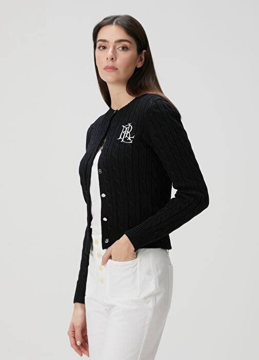 RL Ralhan Cable Knit Cotton Cardigan