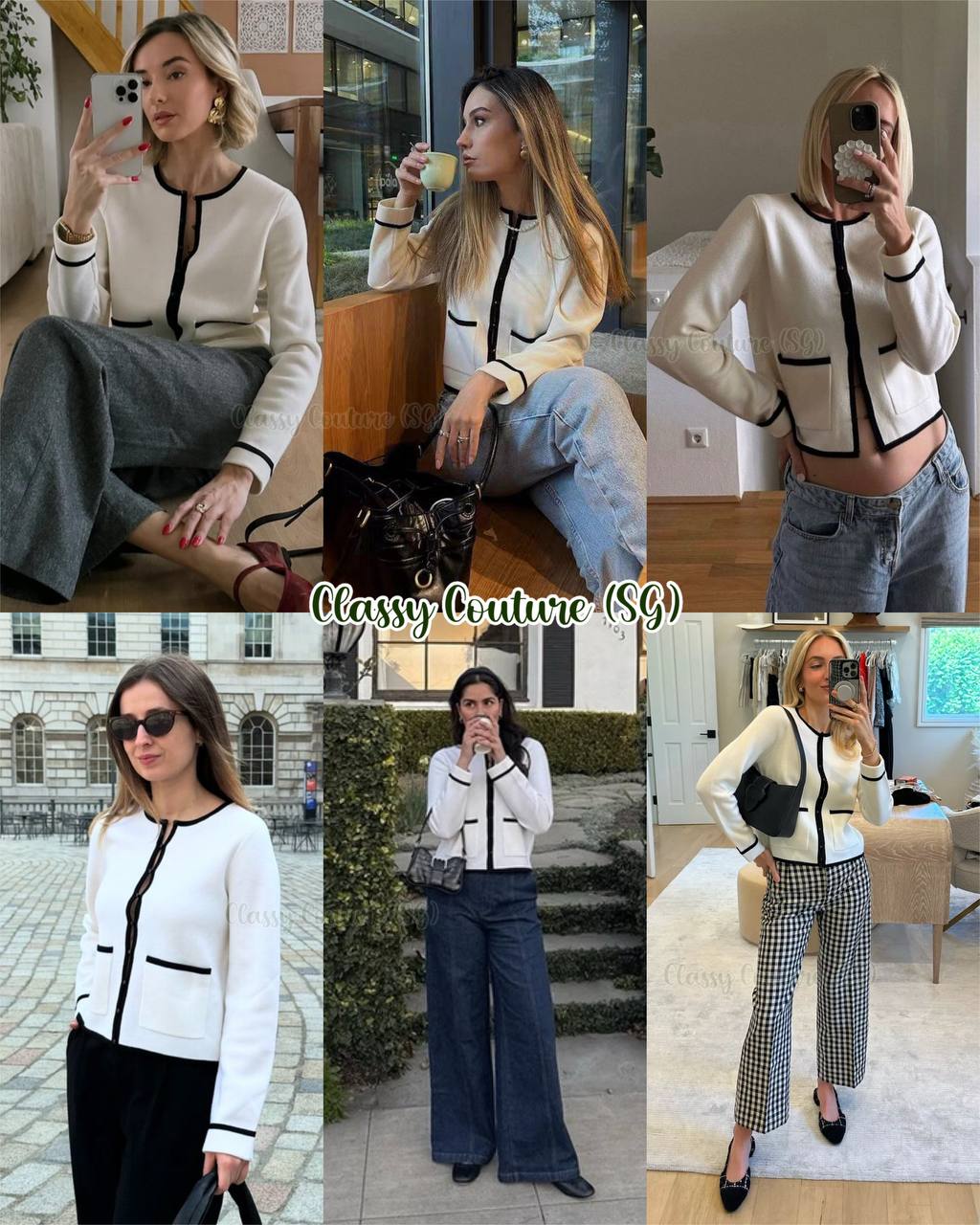 3 Colors! SZ Brielle Merino Wool Cardigan