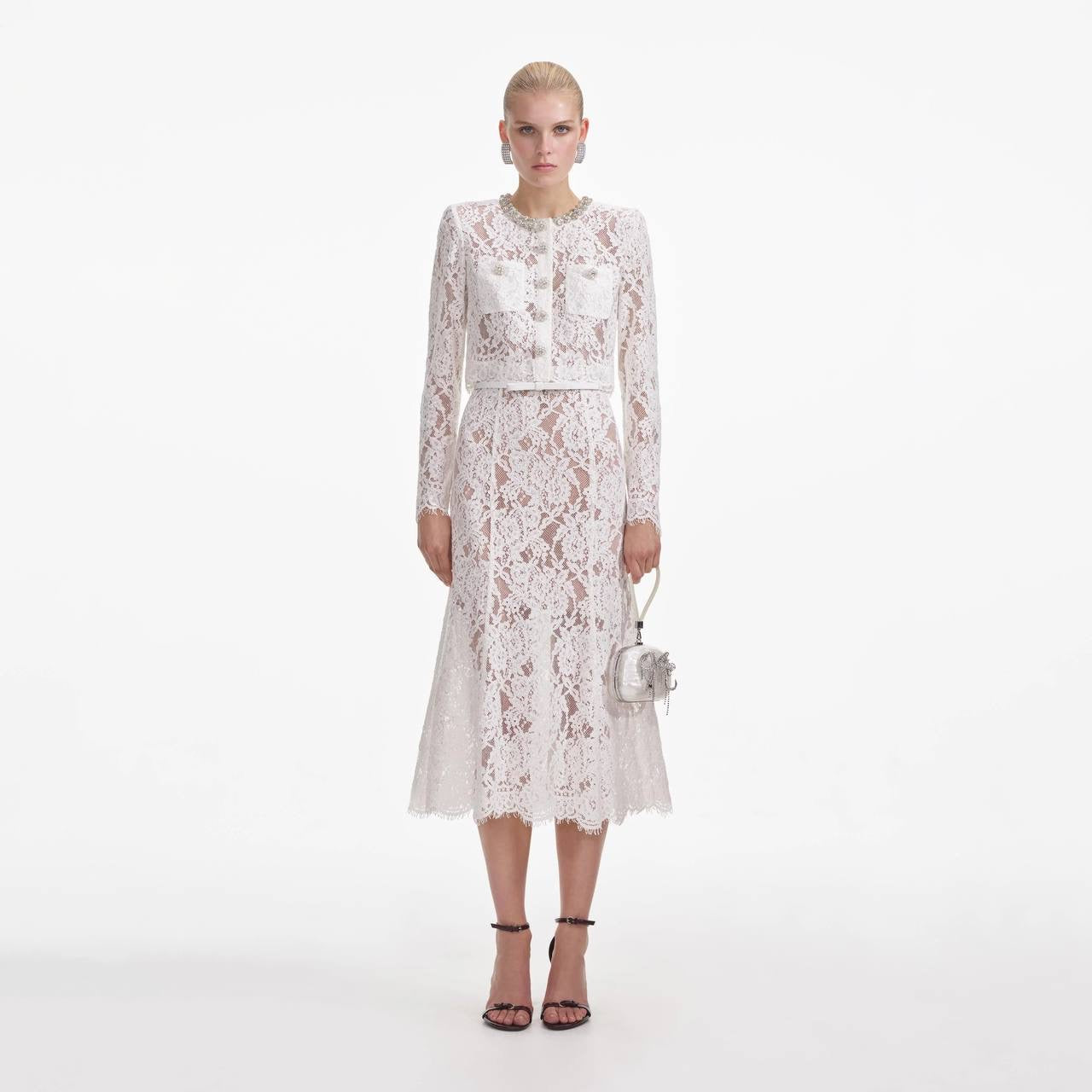 SP Embellished Jacket | Midi Skirt | Dress Set