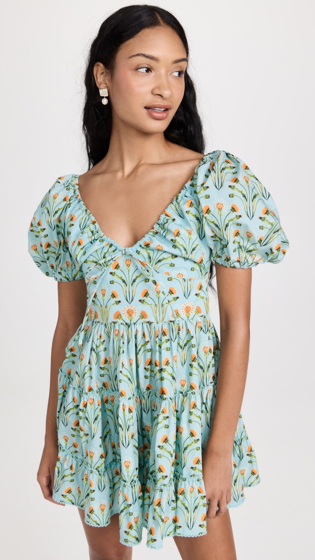 AB Manzanilla Diente De Leon Amanecer Cotton Mini Dress