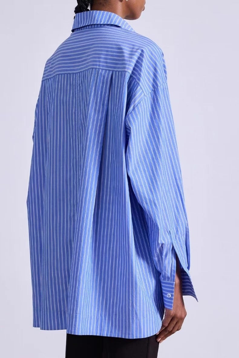 AA Aldea Oversized Cotton Button Down Shirt
