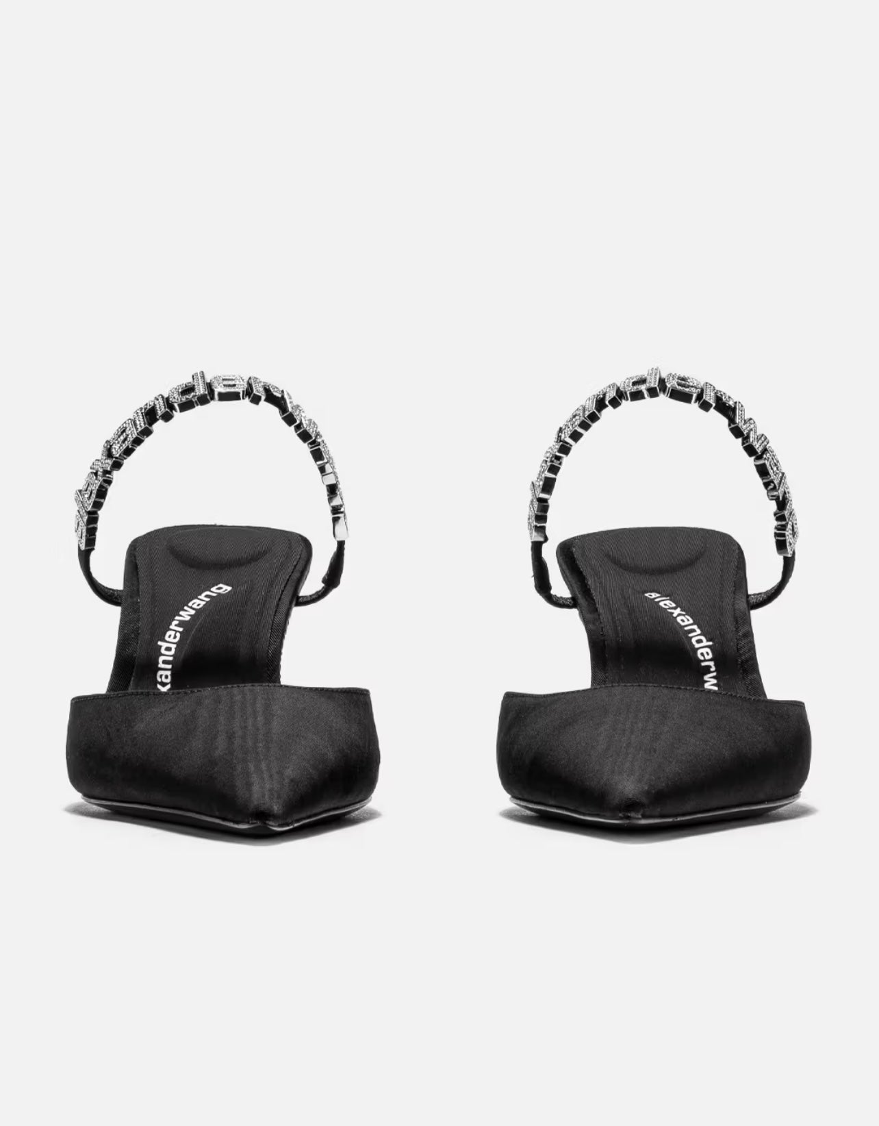 AW Delphine 65 Logo Strap | Slingback Mules Heels