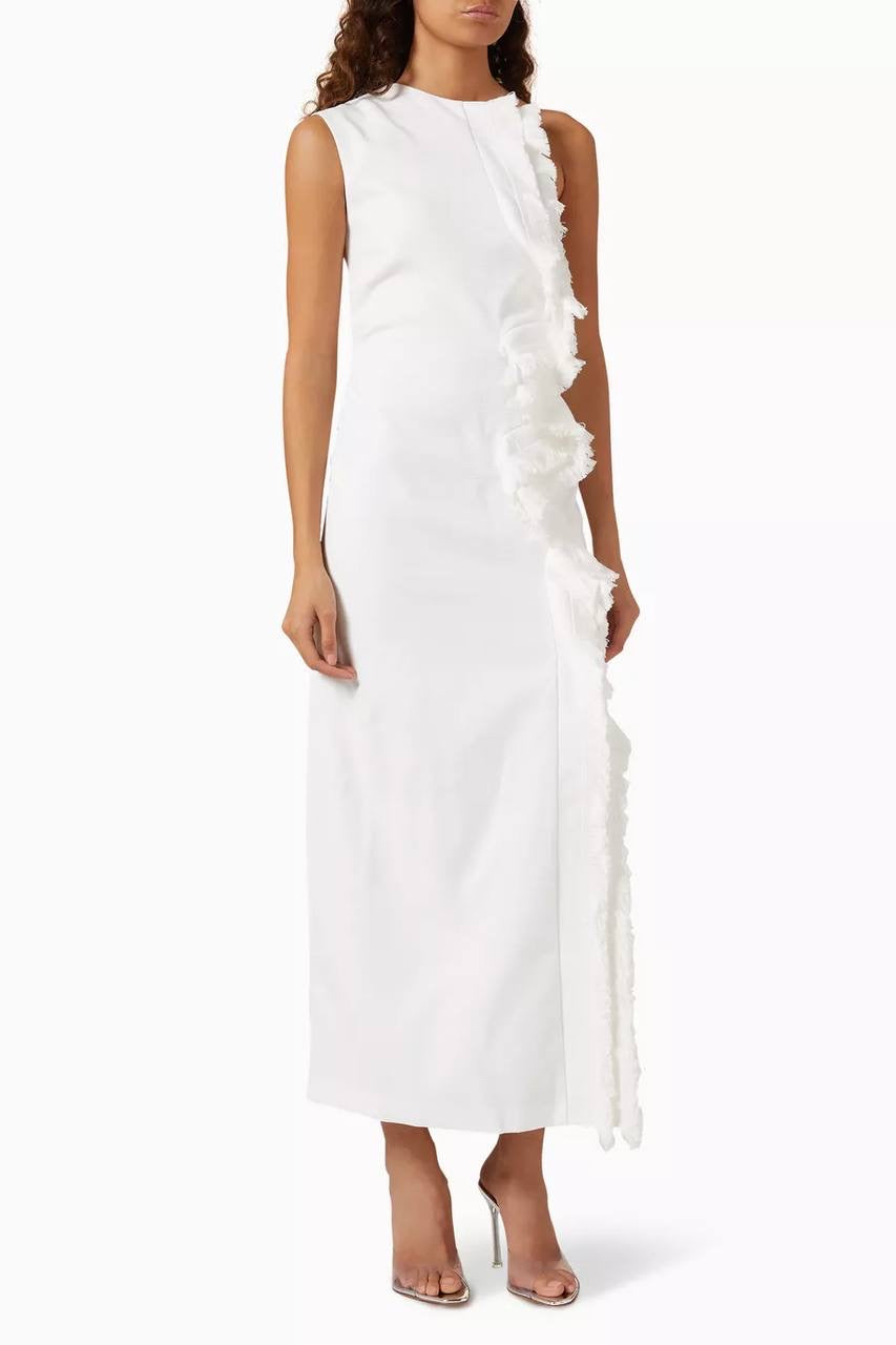 CLE Elijah Fringe Midi Maxi Dress
