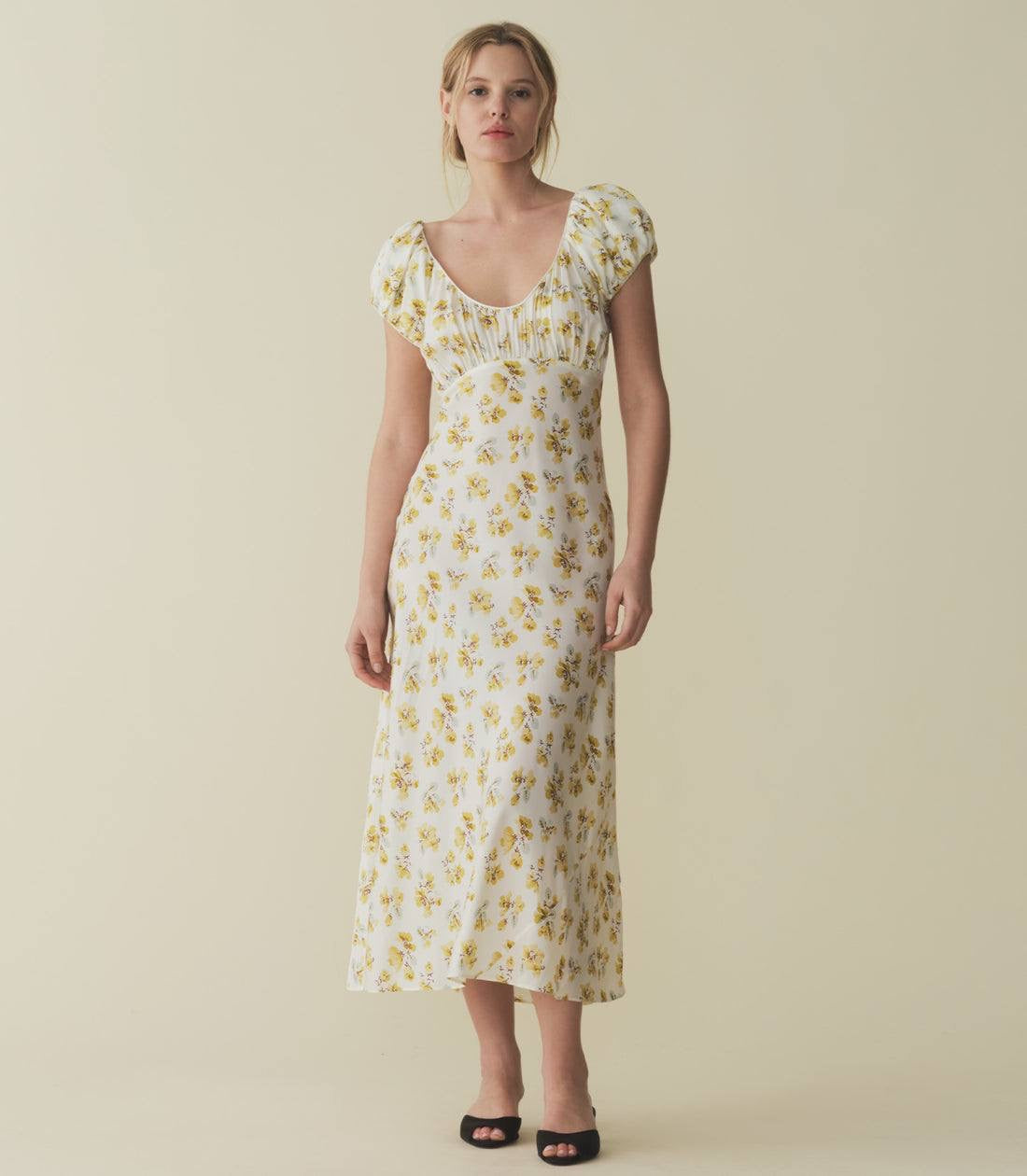 DN Florencia Silk-Viscose Midi Dress
