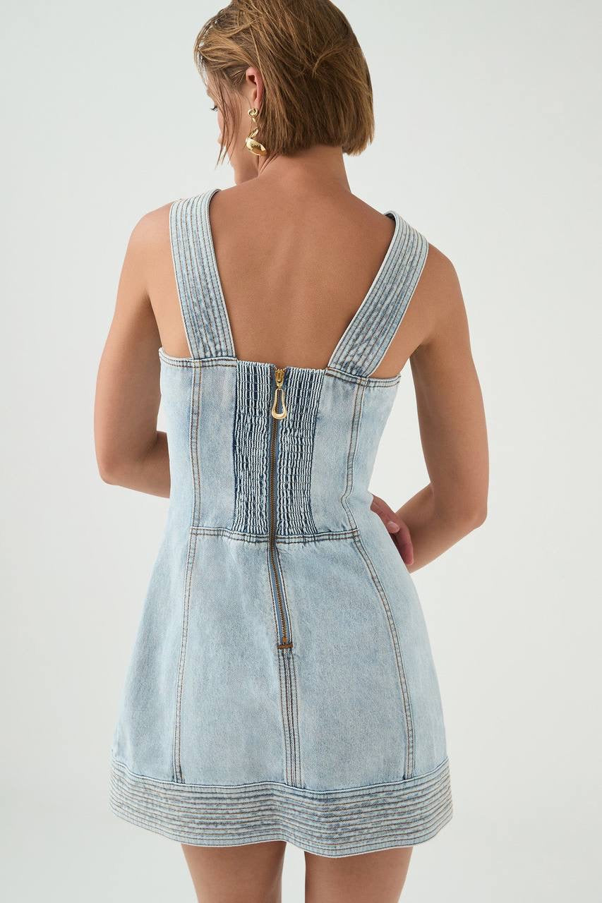 AJ Ayden Denim Mini Dress | Coast Denim Mini Dress