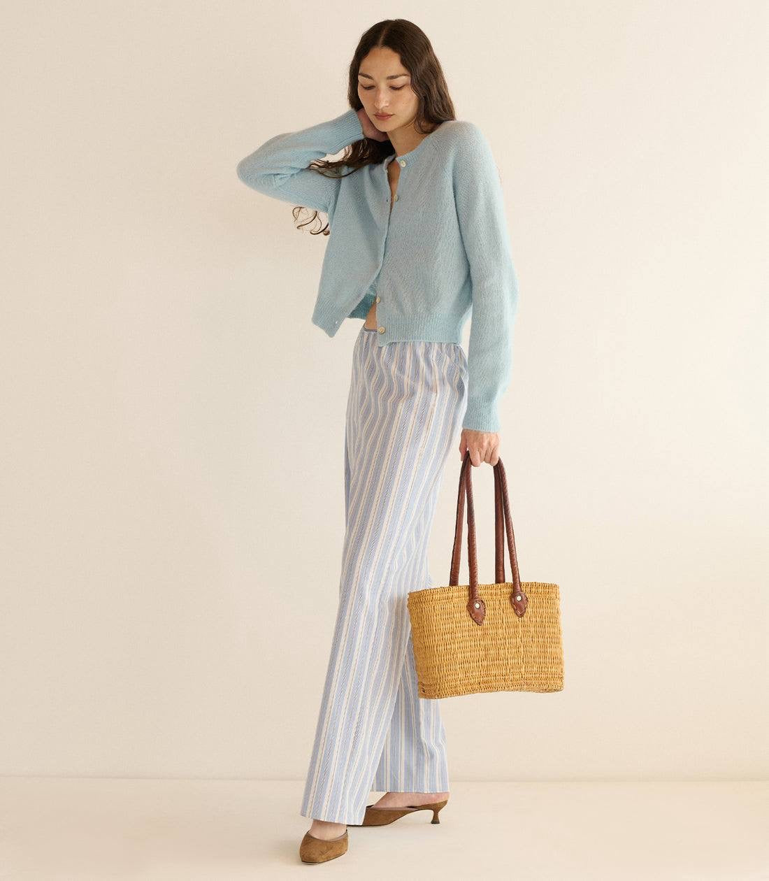 5 Colors! DN Petra Alpaca-Wool Blend Long Sleeved Cardigan