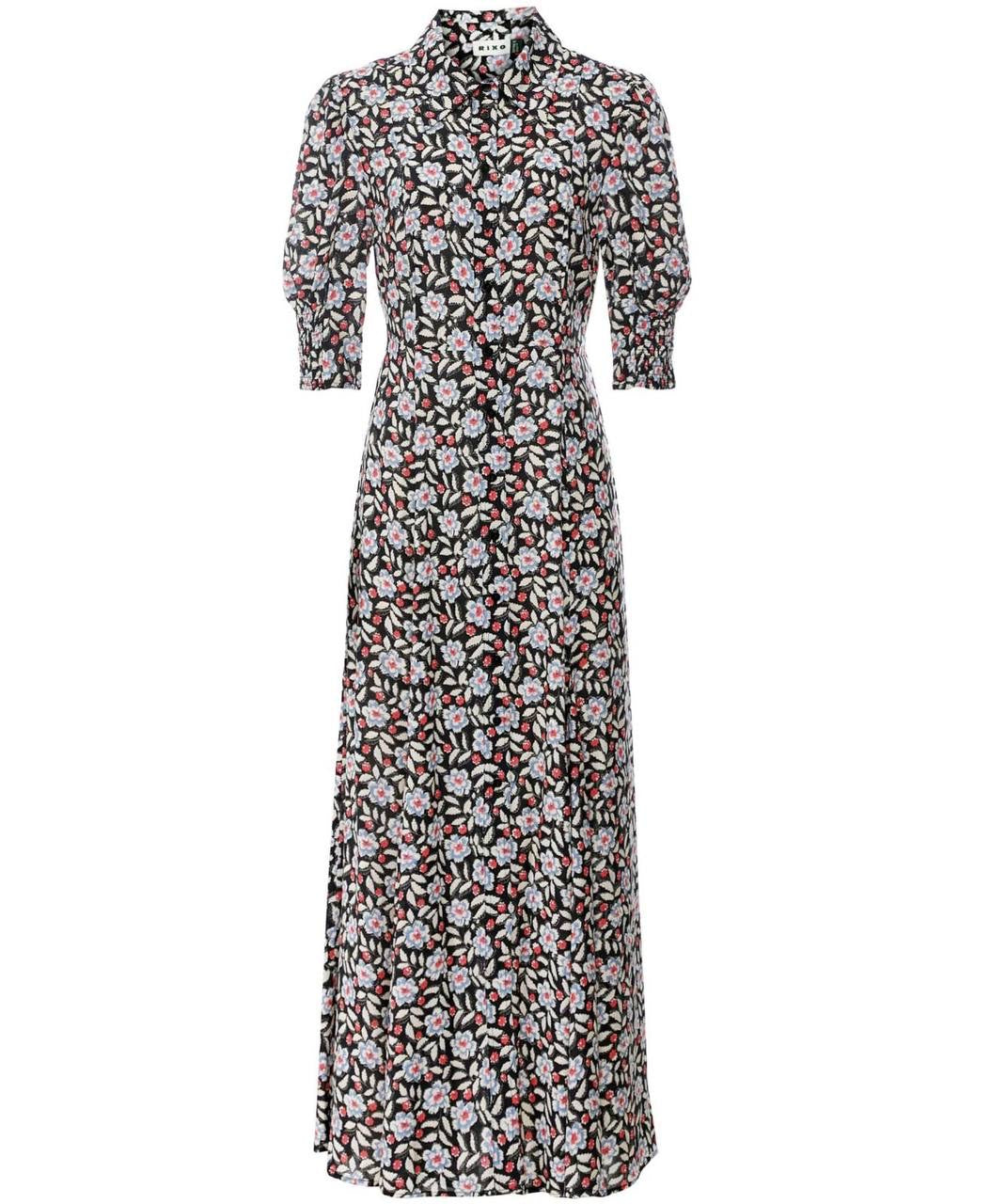 RX Bloom Viscose Midi Shirtdress