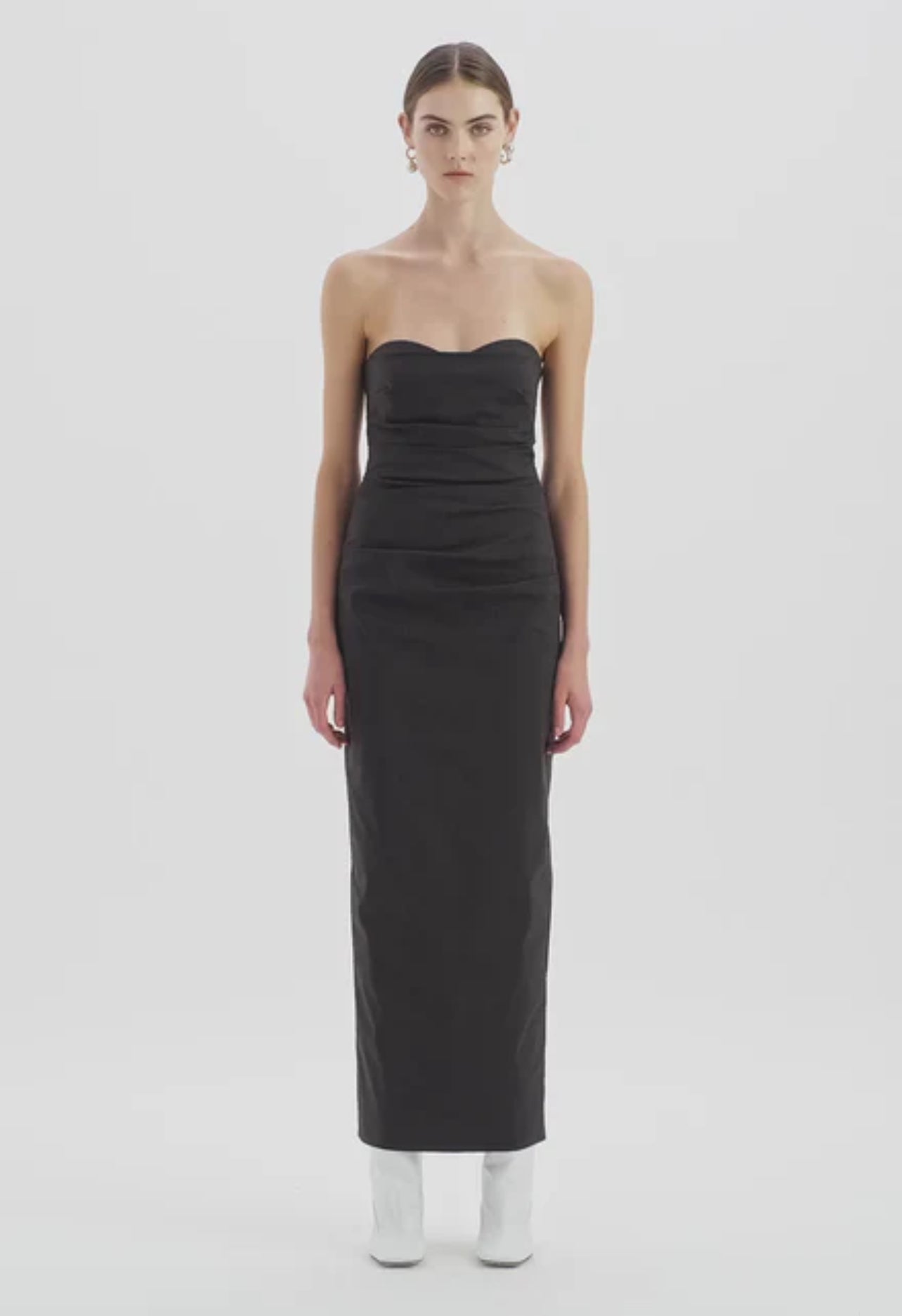 STL Alba Strapless Stretch-Cotton Gown Maxi Dress