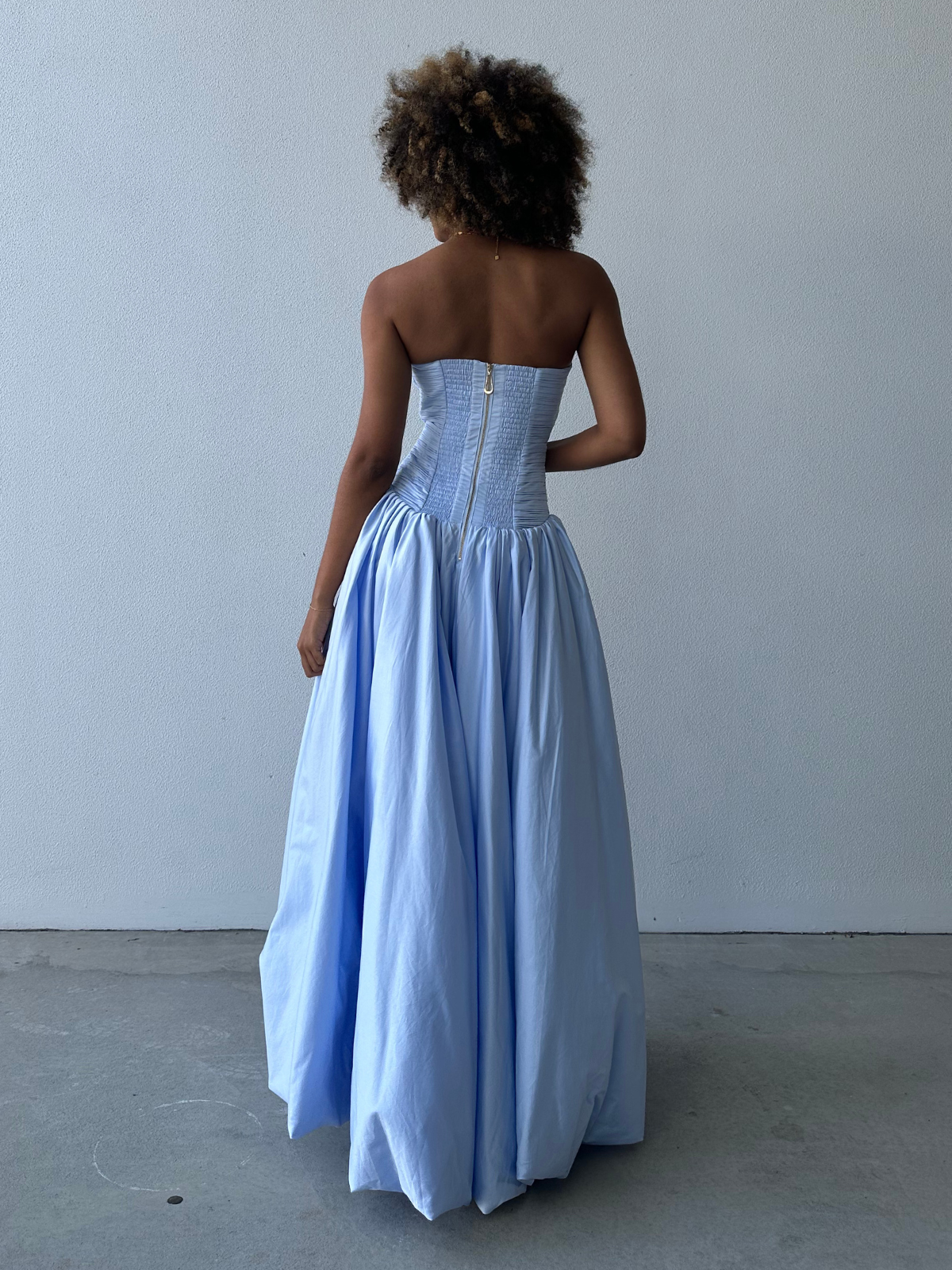 5 Colors! AJ Violette Bubble Hem Maxi Dress