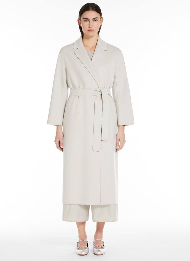 MM Esturia Wool Broadcloth Belted Midi Coat