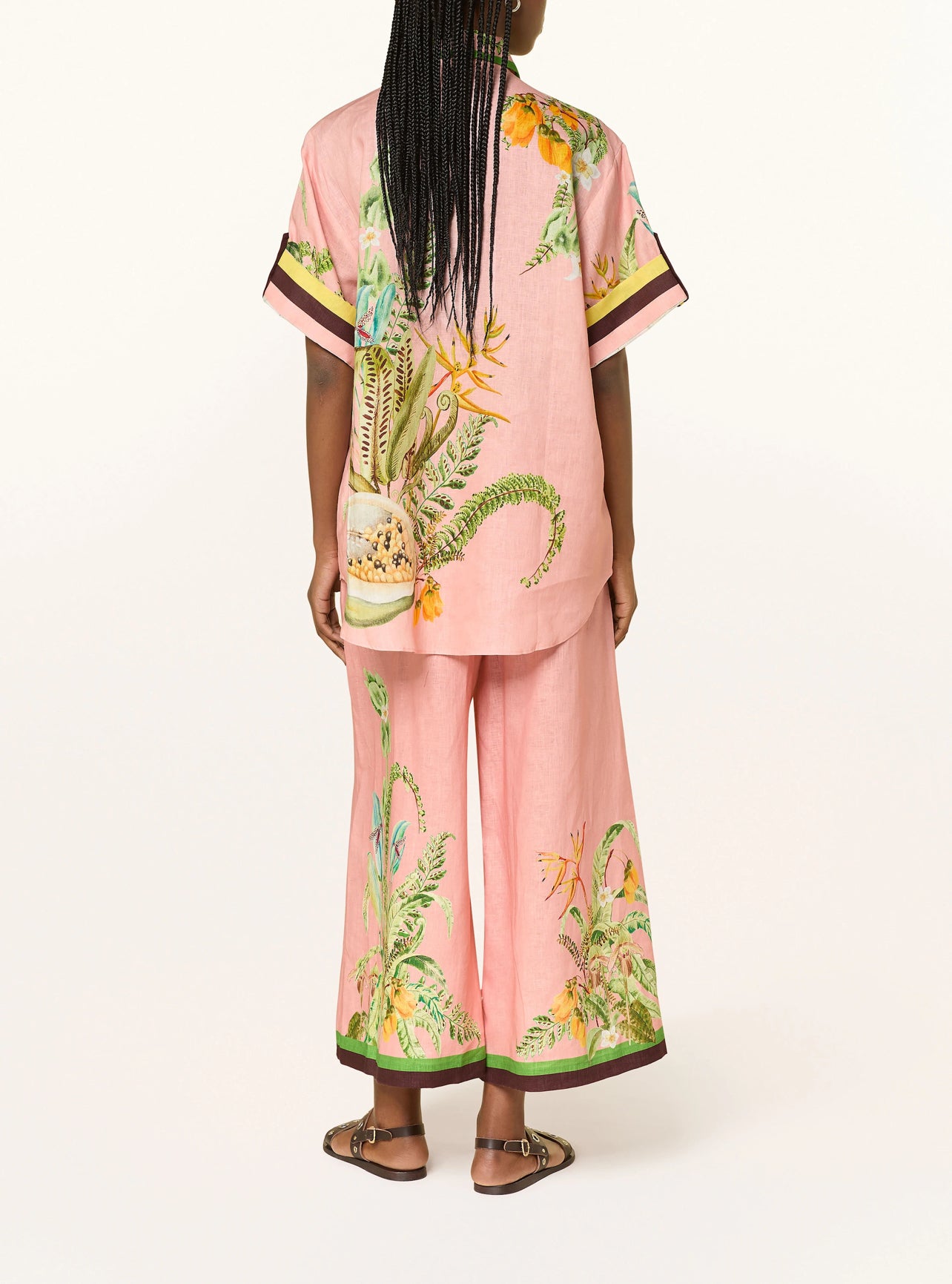 ALM Papaya Linen Shirt | Pants | Set