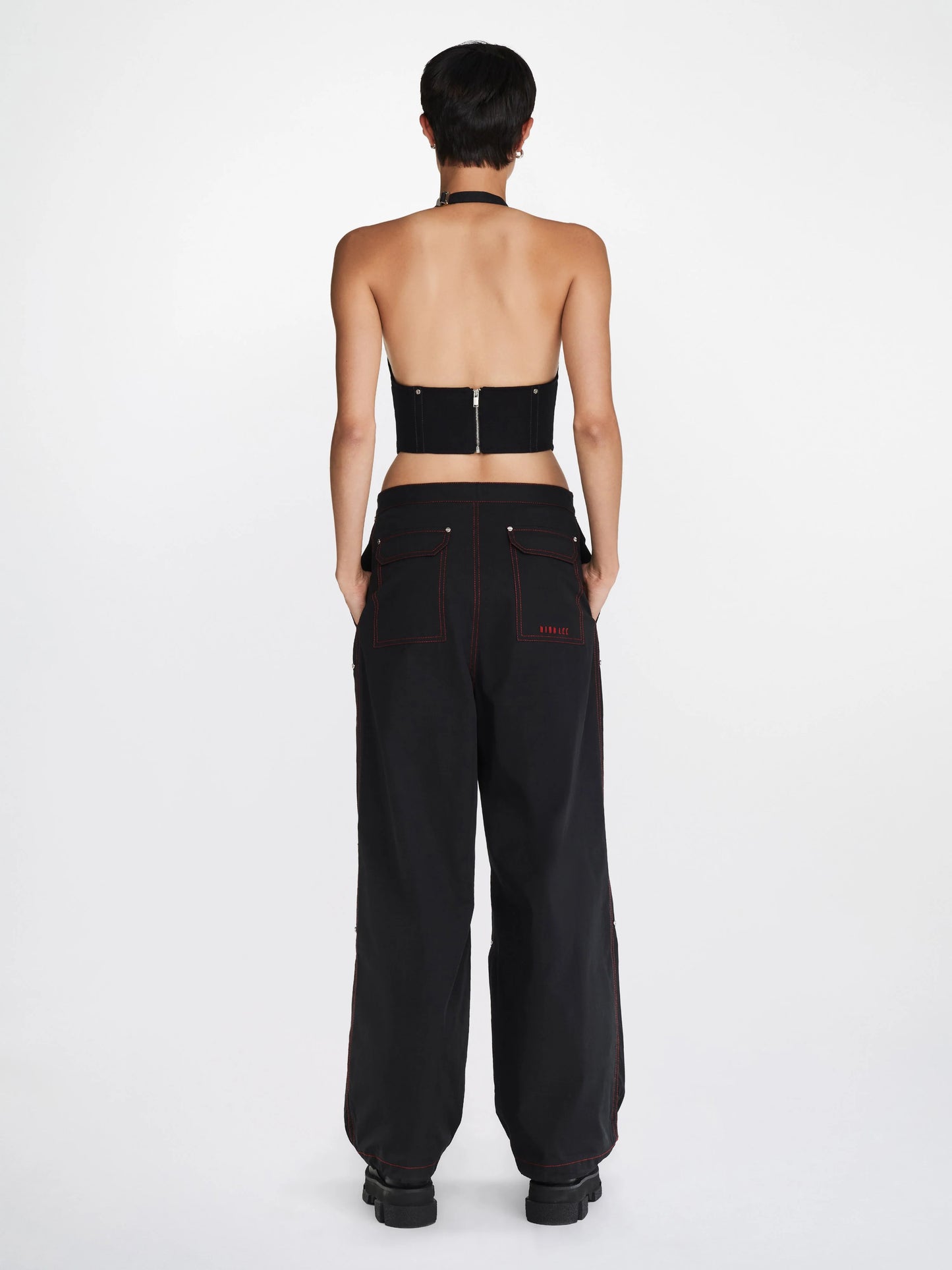 DLee Wrench Pocket Corset Halter Top | Mini Skirt | Set