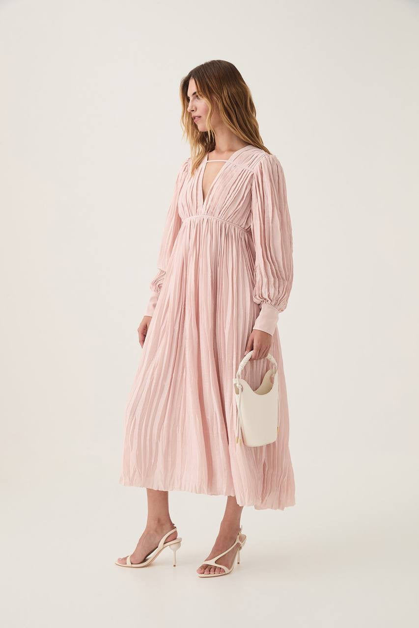 AJ Catalyst Pleated Mini | Midi Dress