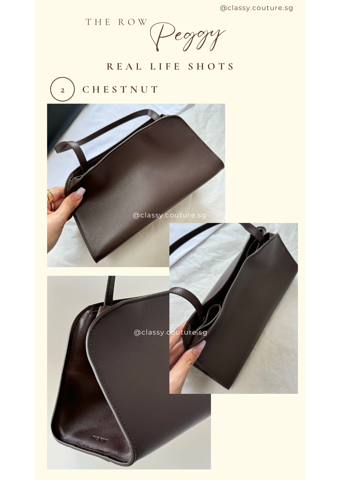 TR Peggy Clutch / Shoulder Bag in Polished Saddle Calfskin Leather