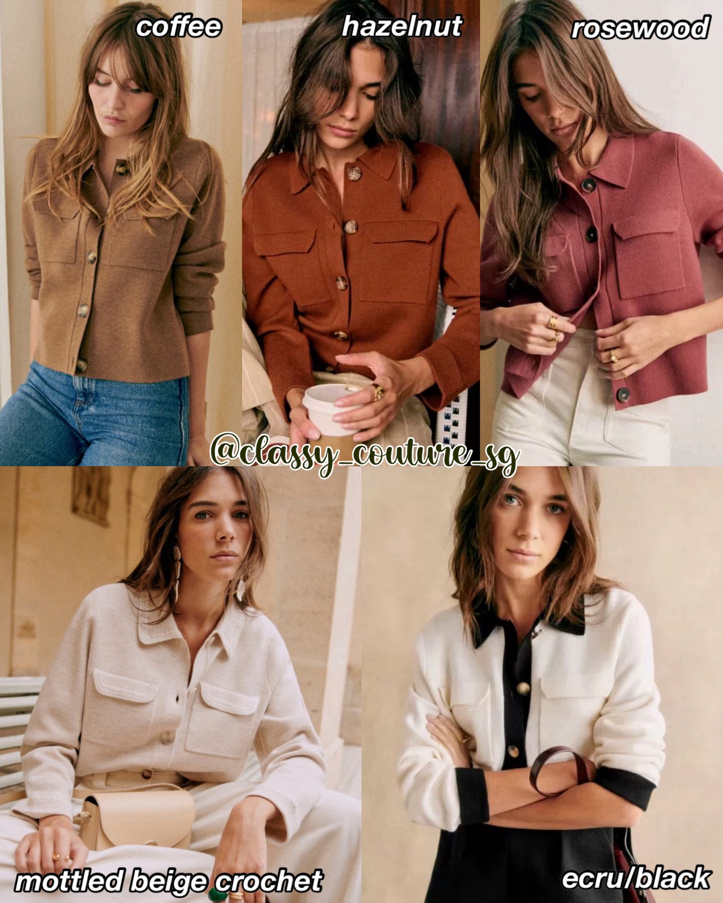 SZ Betty Merino Wool Cardigan Part 1/3