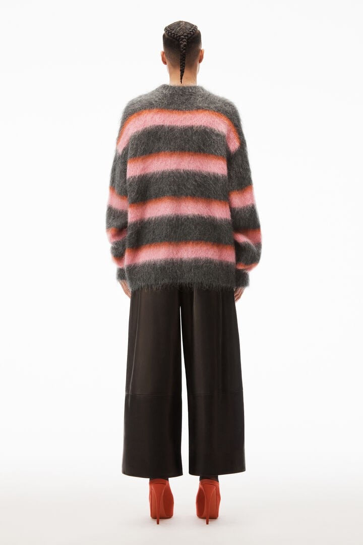 Unisex! AW Oversized Crewneck in Brushed Mohair