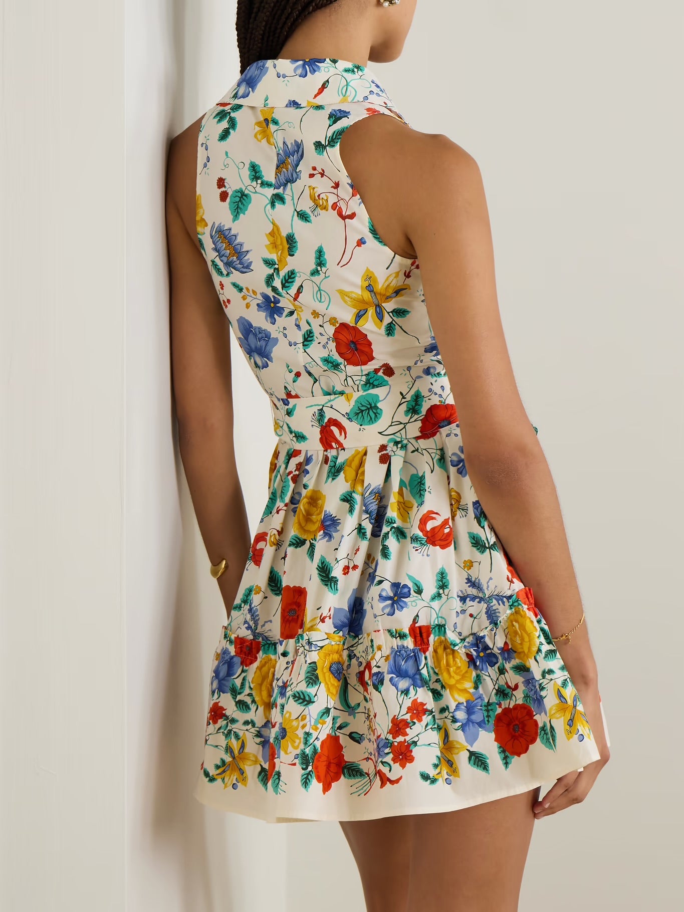 CC Hannah Cotton Poplin Mini Dress
