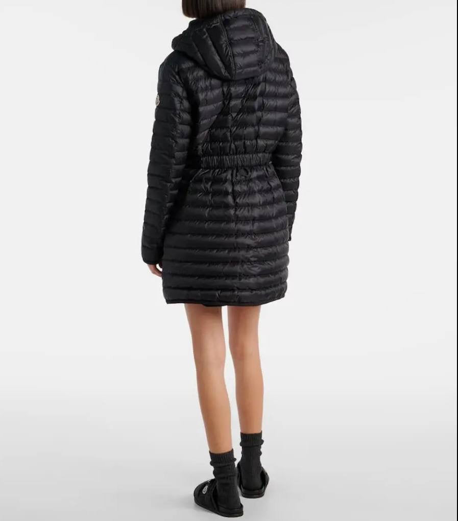 MC Oredonne Long Down Belted Parka Jacket (removable hood)