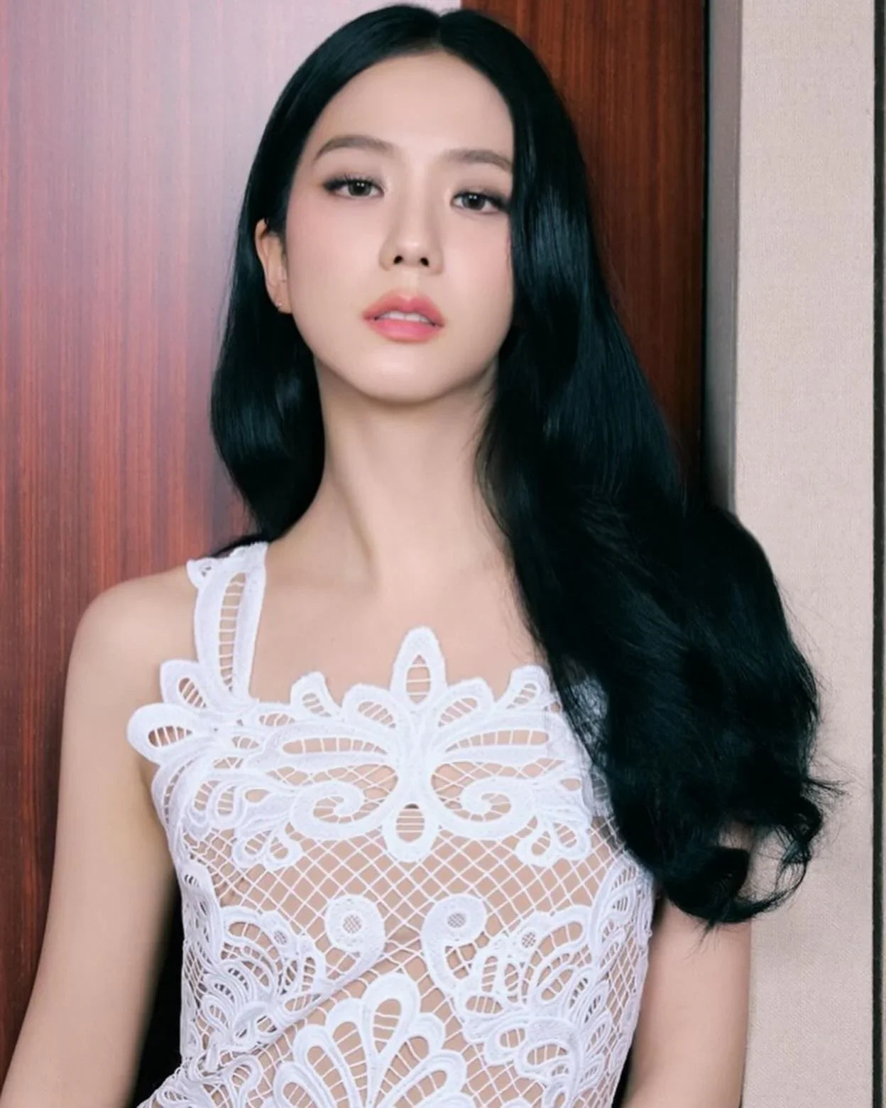 SP White Guipure Lace Mini Shift Dress