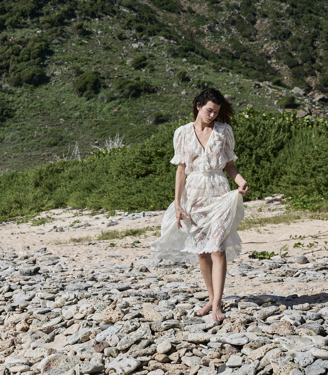 DN Henri Top | Sebastiane Midi Skirt | Cotton-blend Set