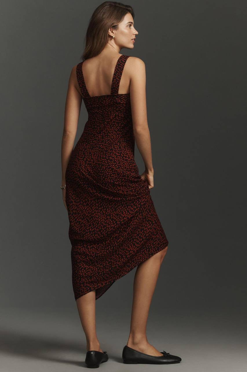 Ref Tancy Button Front Viscose Midi Dress