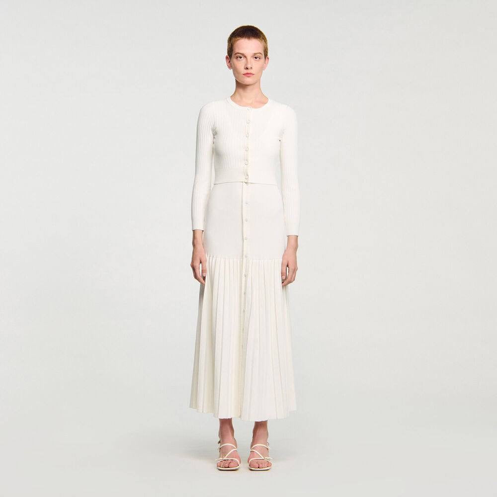 SD Bella Midi Dress | Bello Cropped Rib Knit Cardigan | Viscose-Blend Set
