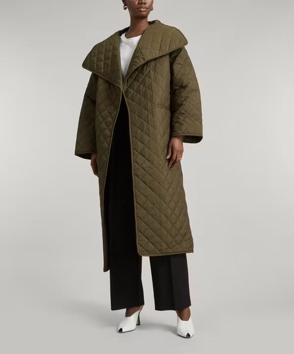 SALE! Tot Signature Quilted Long Coat