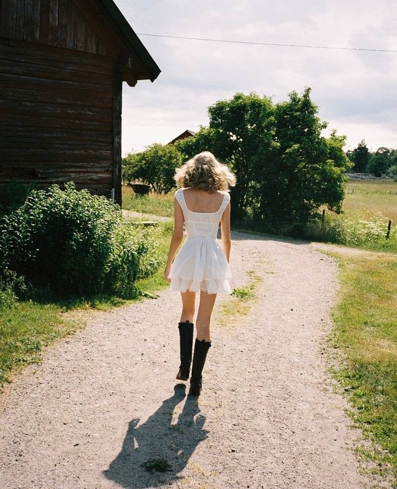 HS Voile Faire Cotton Mini Dress