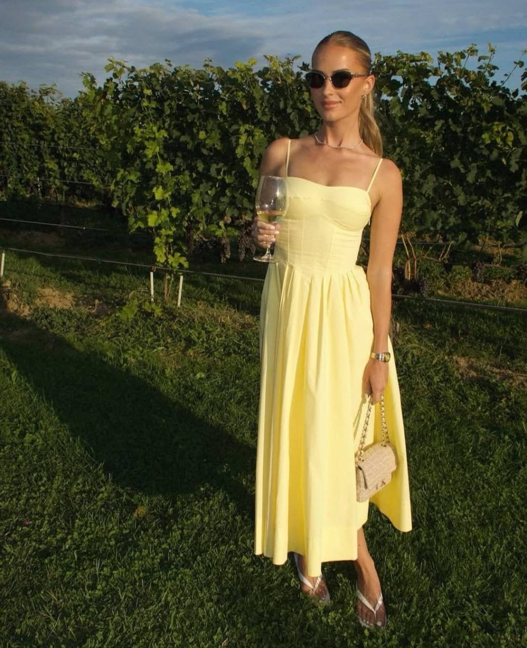 JS Kittiya Cotton Midi Dress