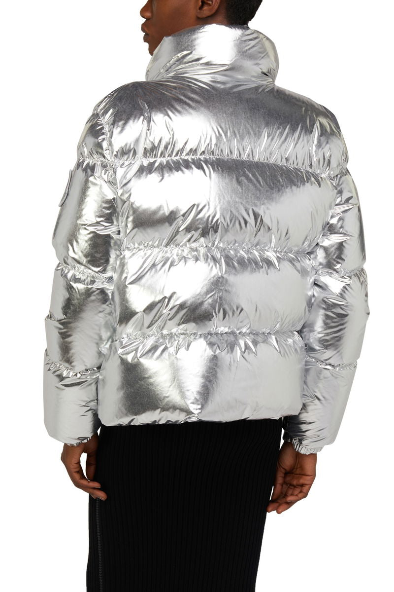 MC Meuse Metallic Silver Down Jacket