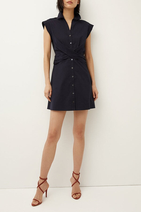 VB Nagano Stretch-Cotton Mini Dress