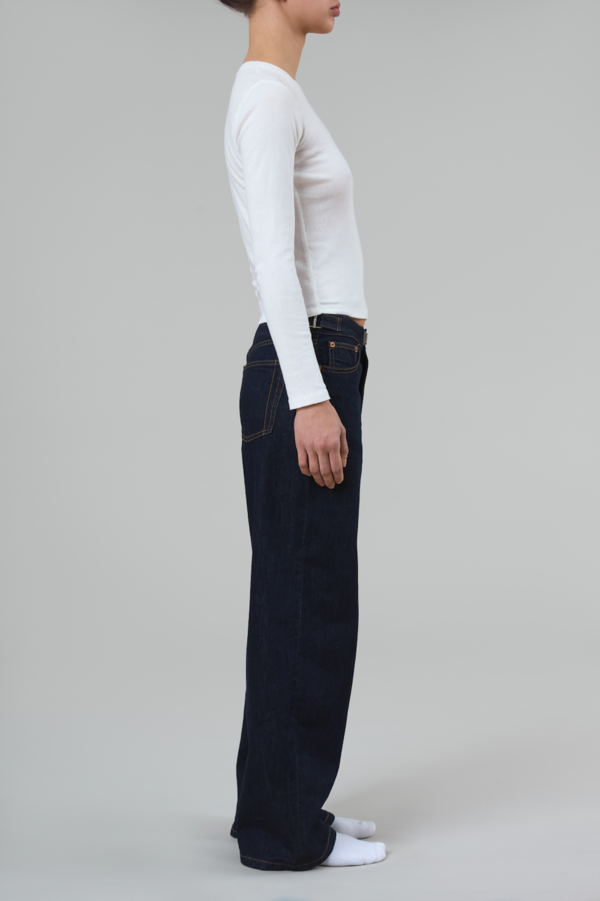 SH Buckle Cotton Jeans