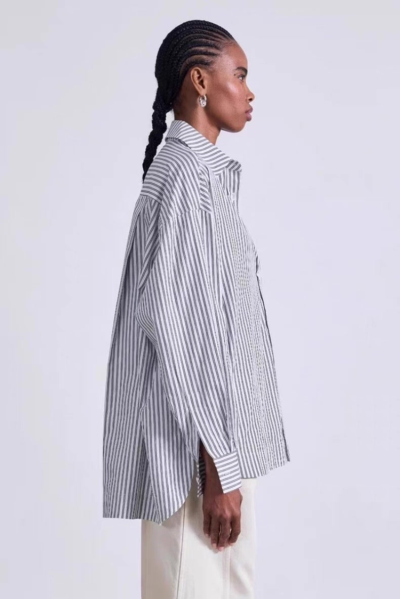 AA Aldea Oversized Cotton Button Down Shirt