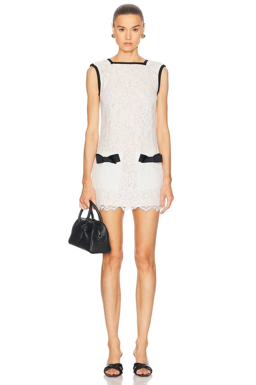 HS The Lace Shift Mini Dress