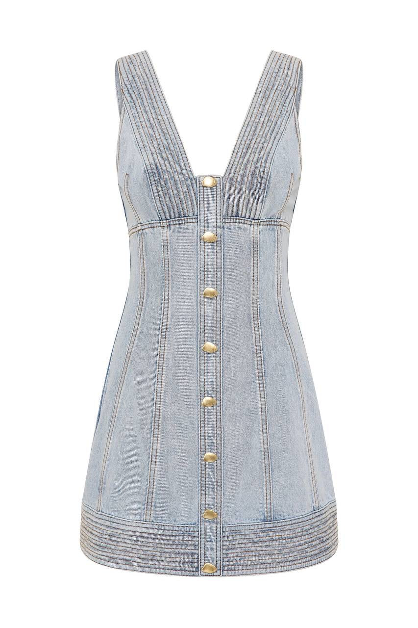 AJ Ayden Denim Mini Dress | Coast Denim Mini Dress