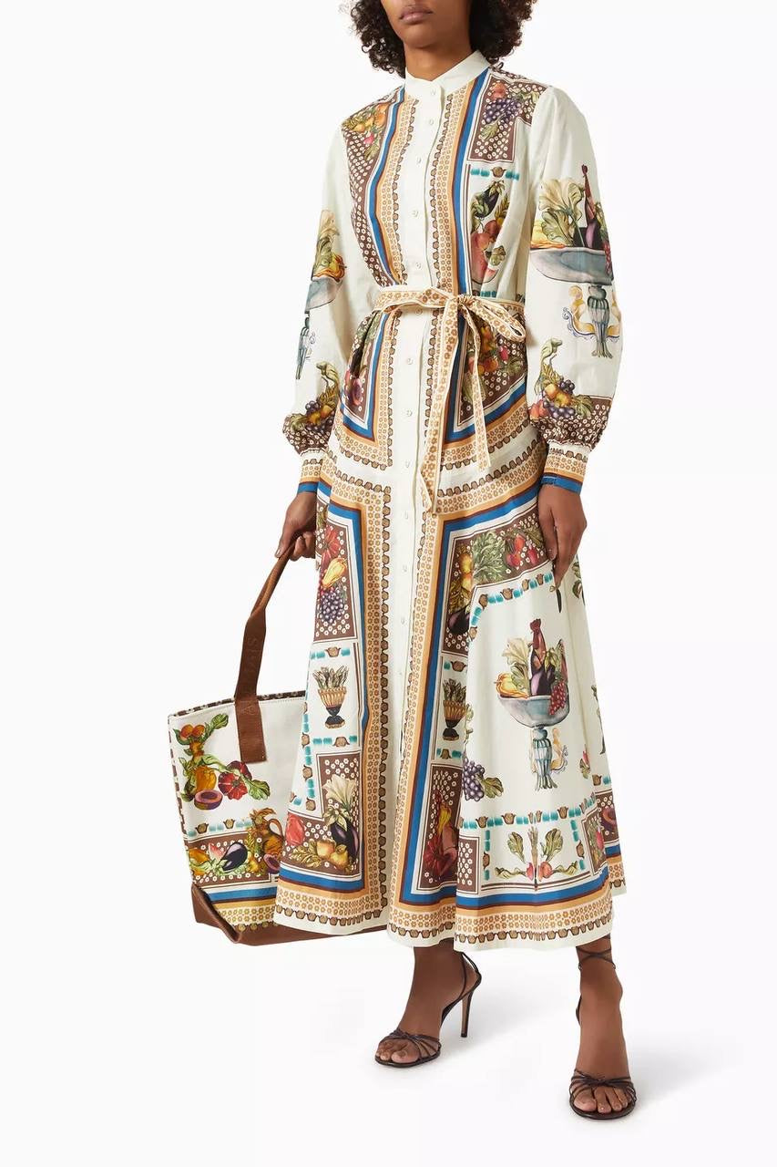 ALM Mercado Cotton Shirtdress Midi Dress