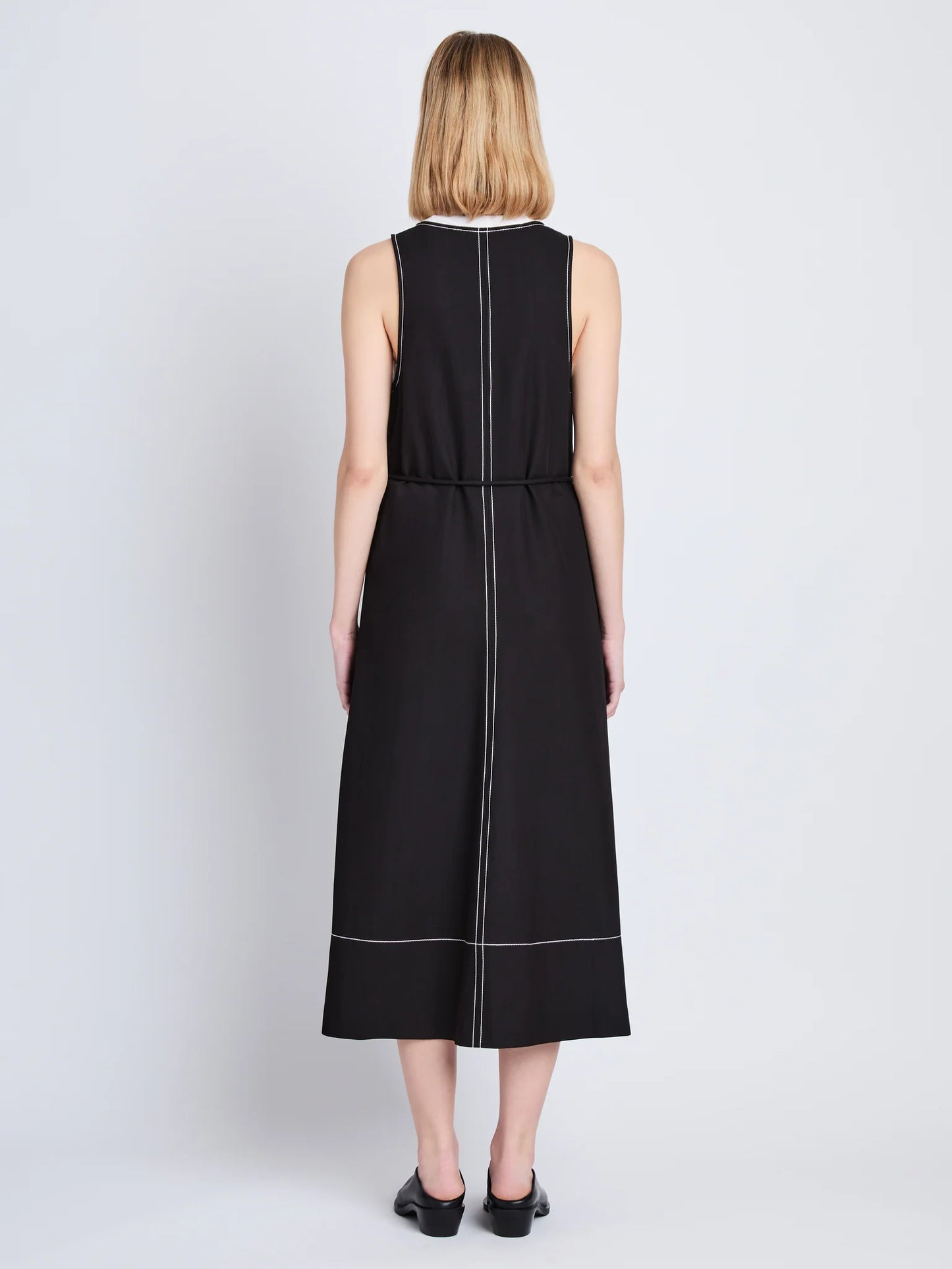 PS Lucy Midi Dress in Drapey Suiting