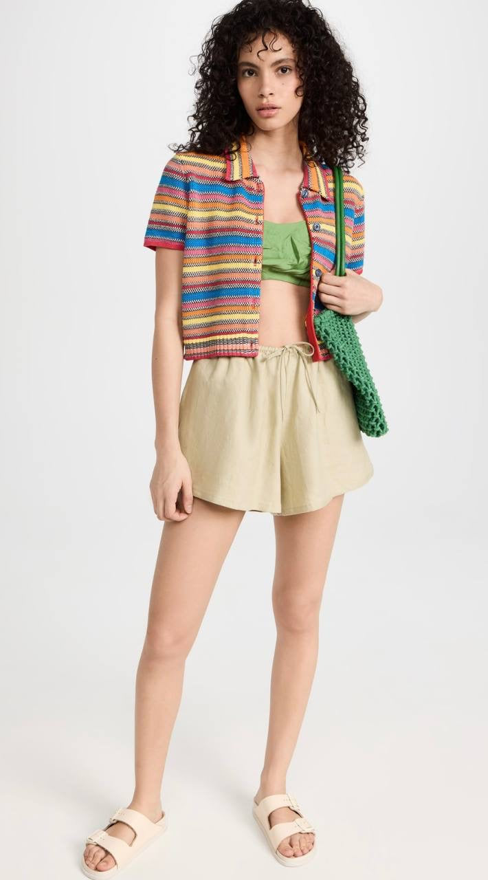 Ref Zoey Linen Shorts