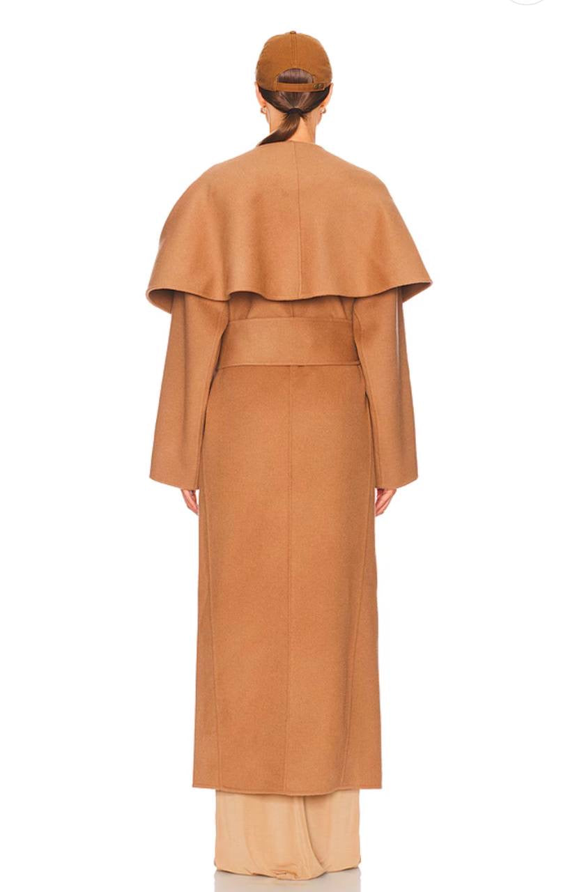 HS The Throw Wool Blend Long Coat