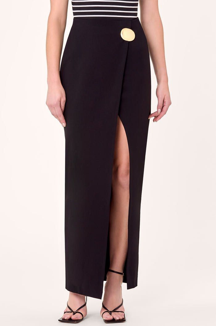 NIC Amal Crossover Maxi Skirt with Belt Closure