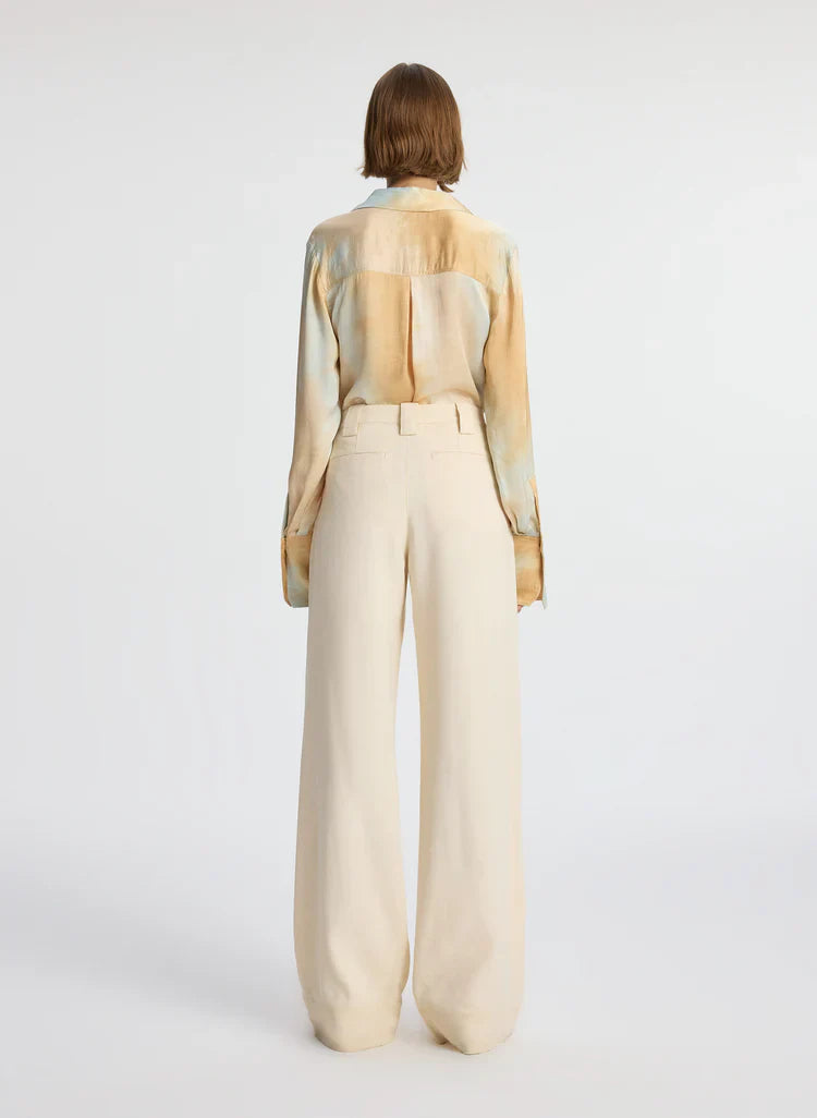 ALC Aiden Shirt | Grace Midi Skirt | Satin Viscose Set