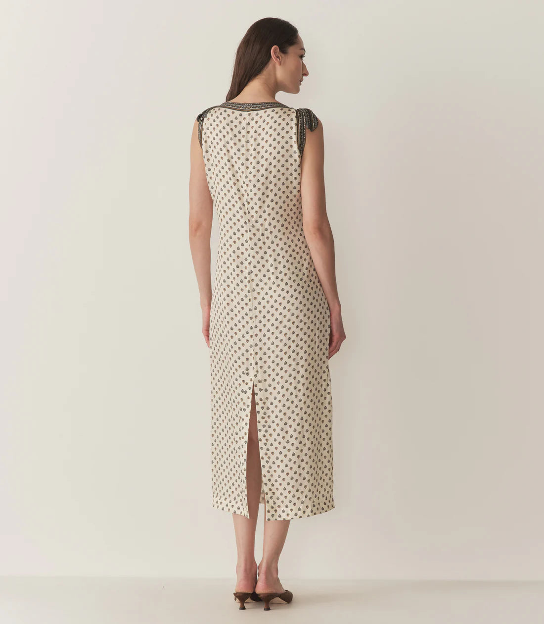 DN Amorette Silk-Viscose Midi Dress