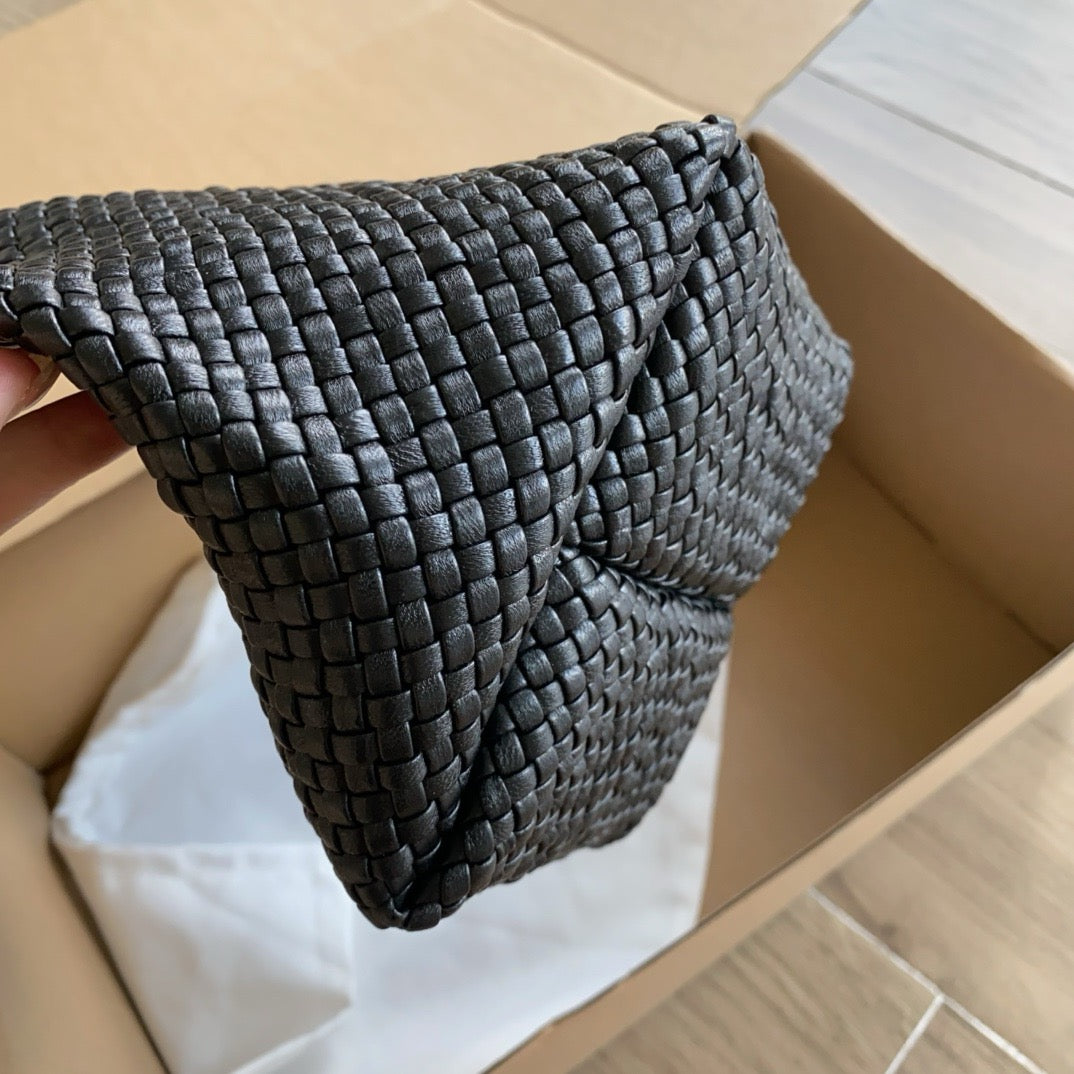 TR N/S Small Woven Lamb Leather Park Tote Bag