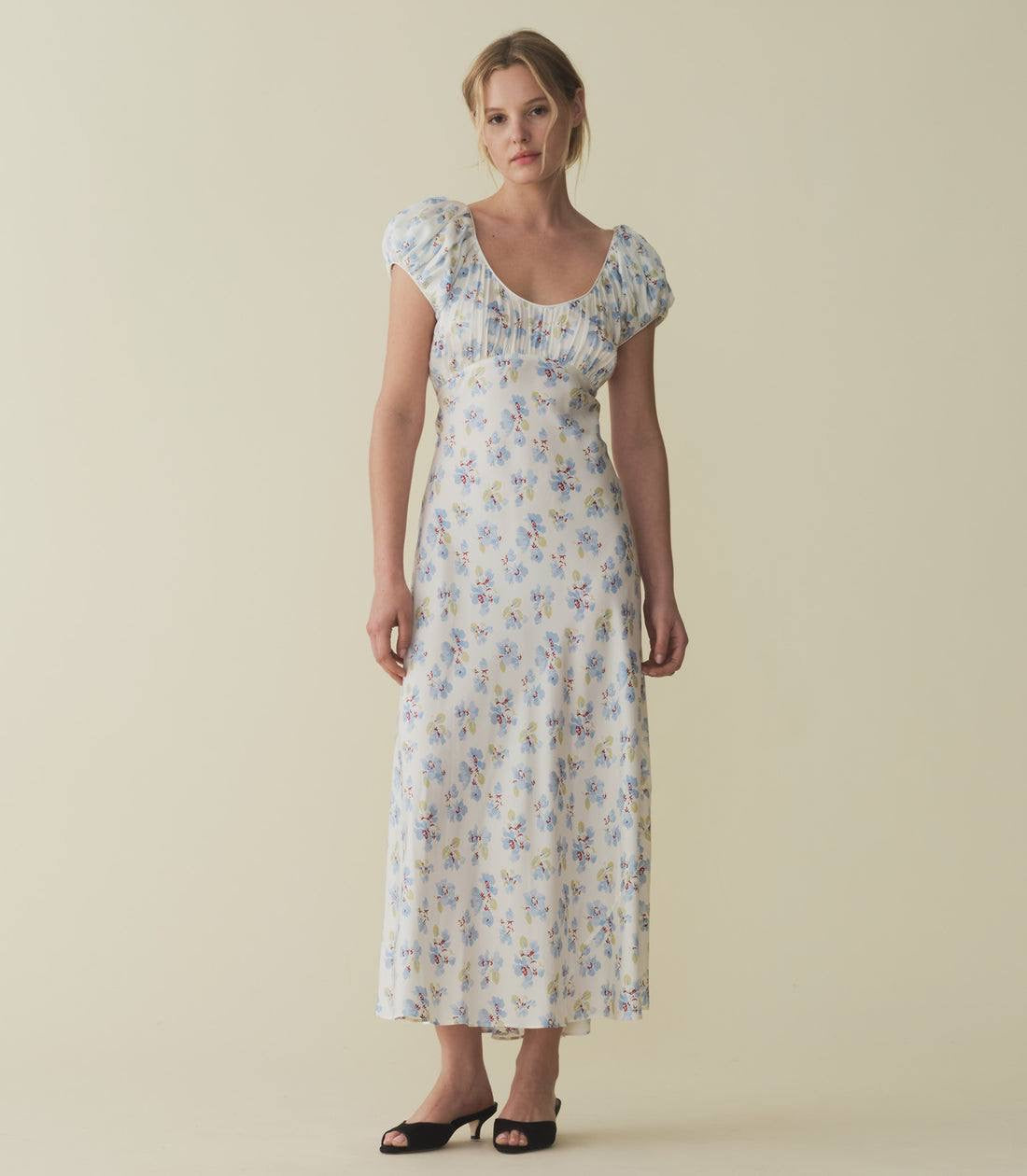 DN Florencia Silk-Viscose Midi Dress