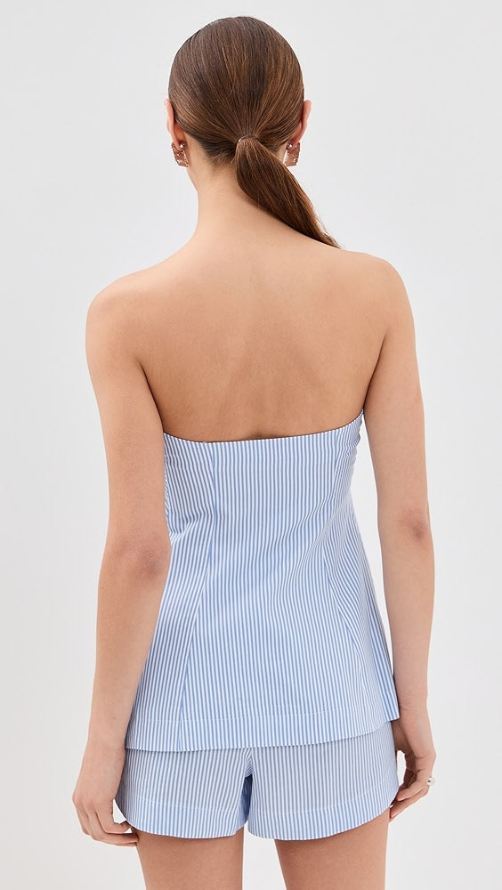 SIM Vivvy Bustier Top | Renata Cropped Shirt | Sarah Shorts | Cotton Set