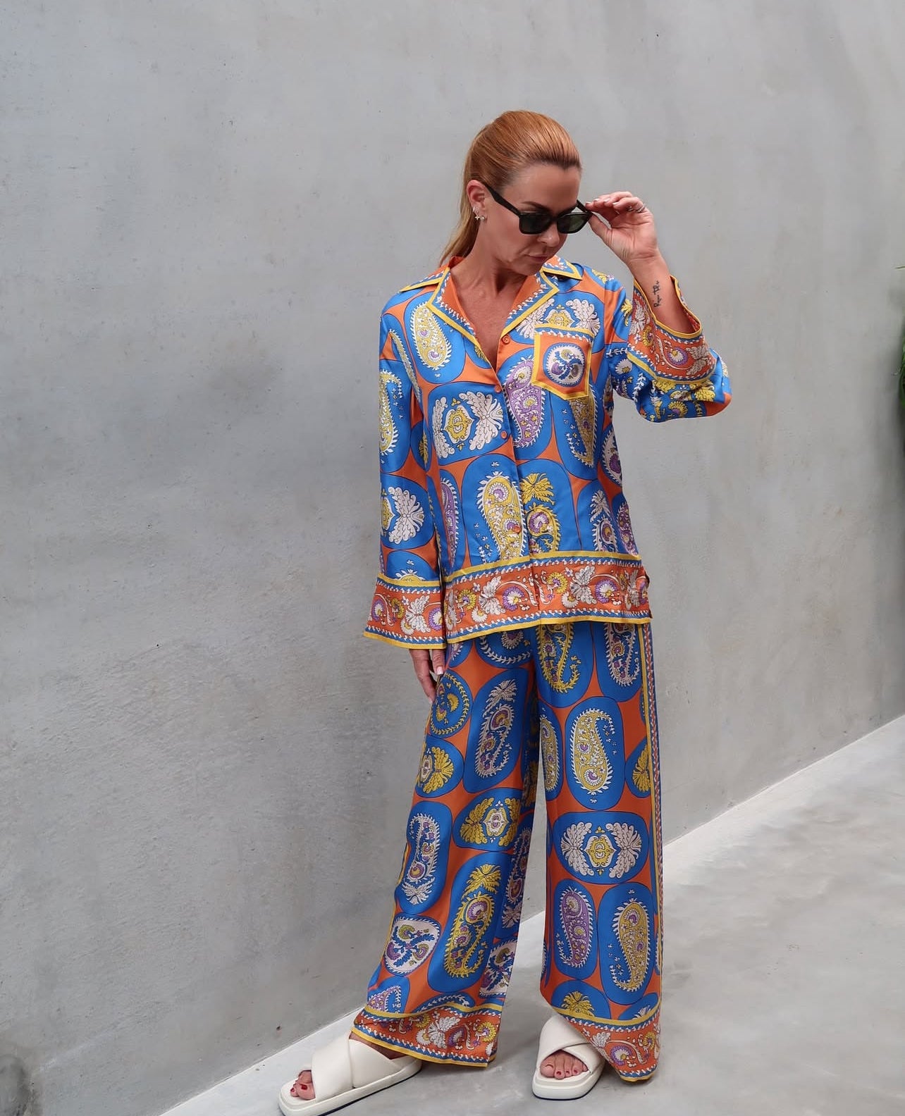 ALM Luis Silk Shirt | Pants | Set