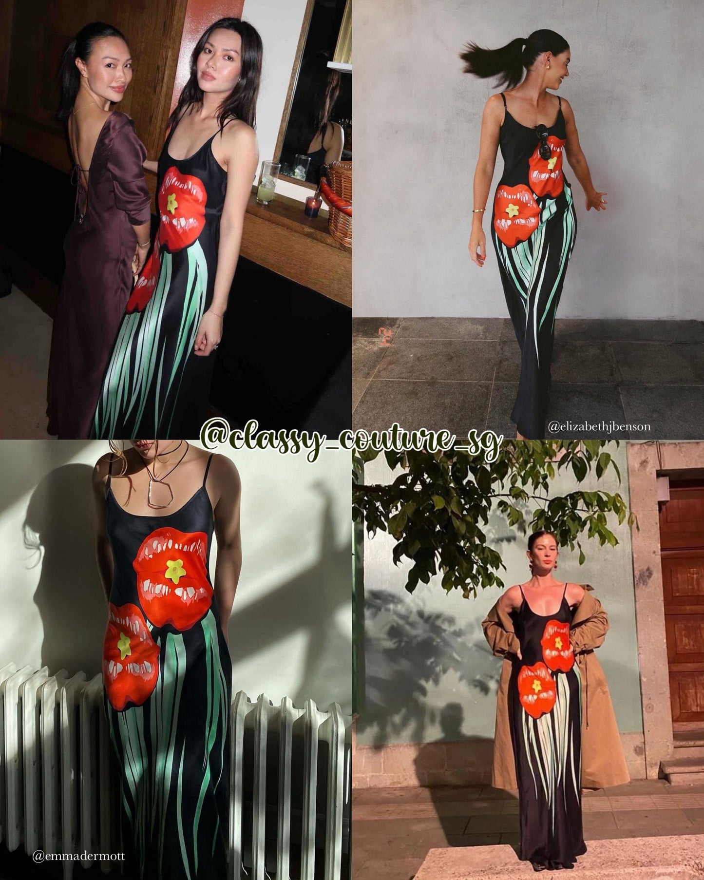 6 PRINTS! SL 1996 Silk Maxi Dress